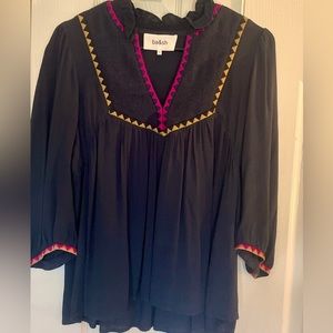 Ba&sh TRACY blouse in navy